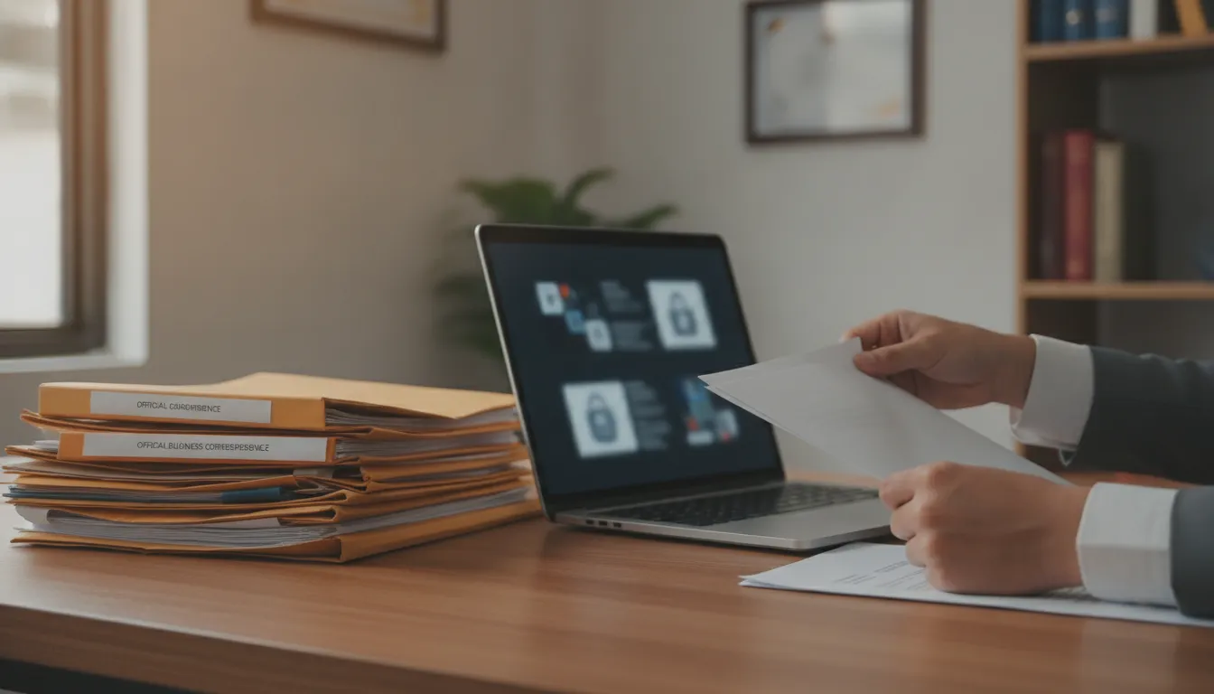 Documentos importantes chegam ao registered agent o que é essencial para conformidade legal da LLC.