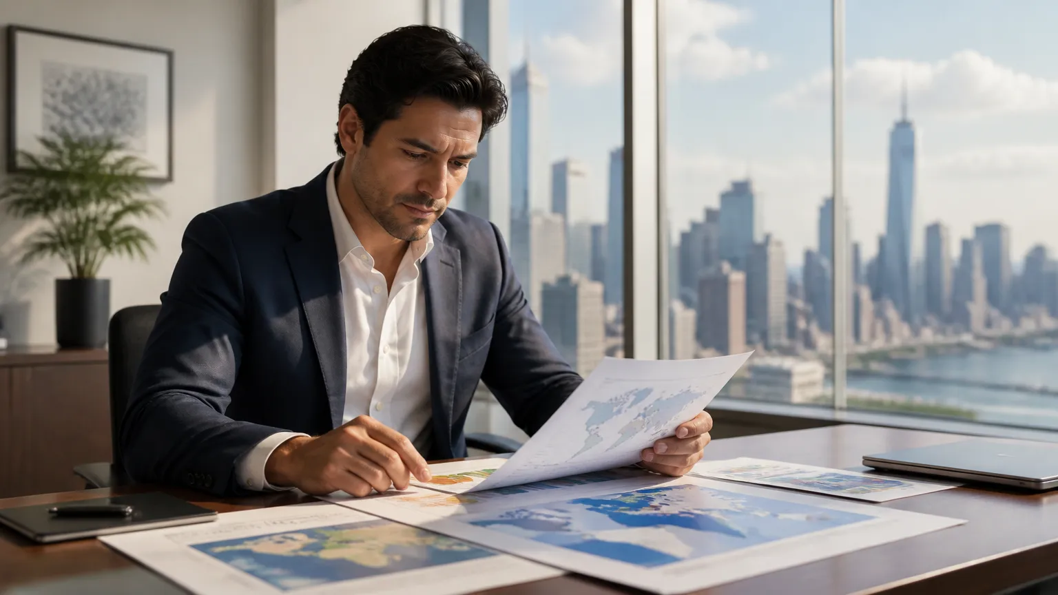 Empreendedor planejando expansão nos EUA e avaliando requisitos do visto e2.